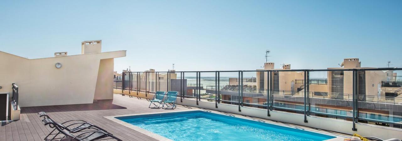 Sunset Home Olhao- Modern 3 Bed Luxury Apartment With Rooftop Pool Eksteriør bilde